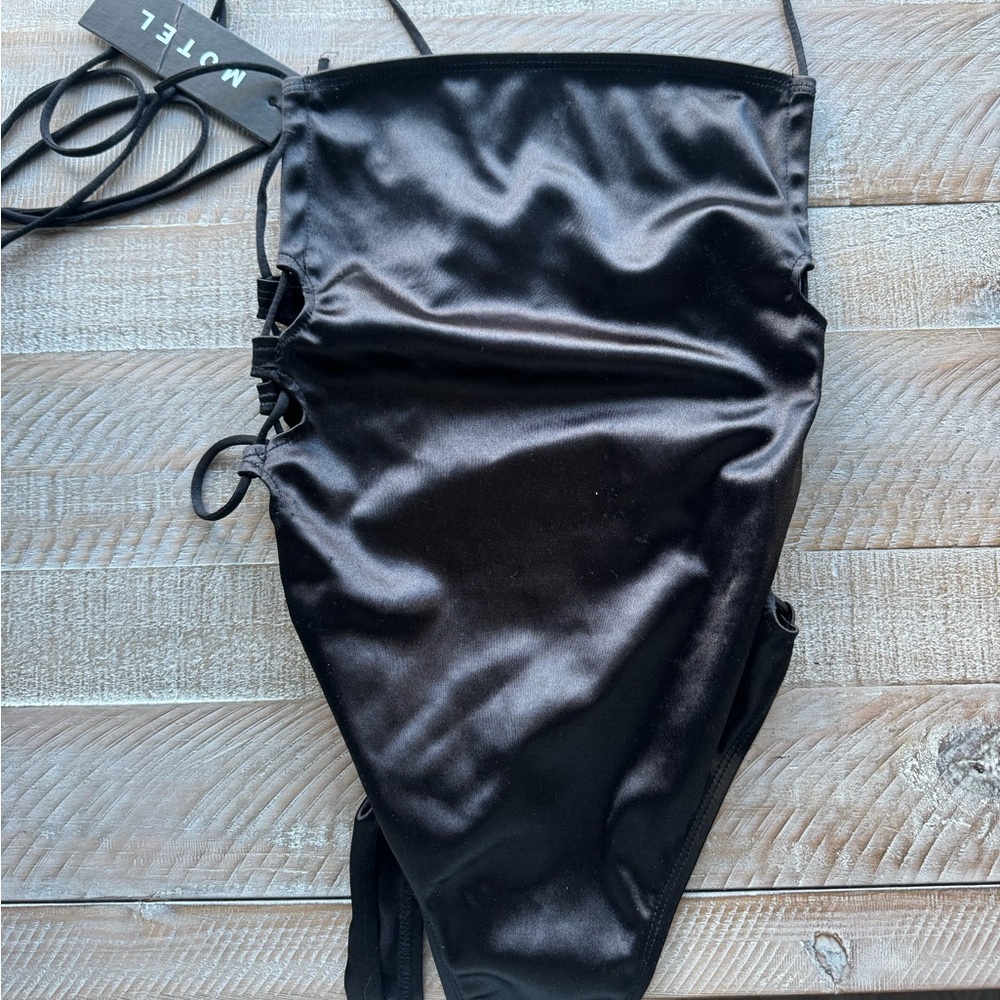 Sexy Strappy Black Bodysuit